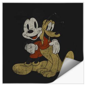 Discover Disney Mickey Mouse And Pluto Best Buds Stickers
