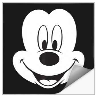 Discover Disney Winking Mickey Mouse Face Large Icon Stickers