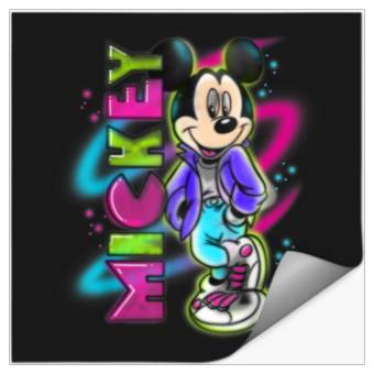 Discover Disneyss Mickey Mouse Airbrush Stickers