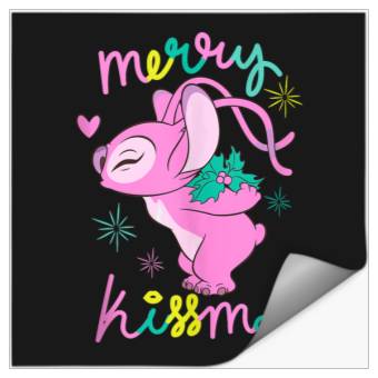 Discover Disneyss Lilo Stitch Christmas Angel Merry Kisssmas Mistletoe Stickers
