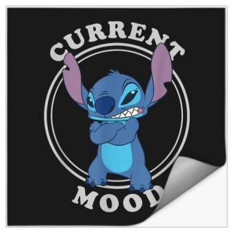 Discover Disney Lilo and Stitch Angry Stitch Current Mood Stickers
