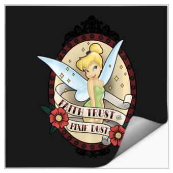 Discover Disney Peter Pan Tinker Bell Faith Trust Pixie Dust Tattoo Stickers