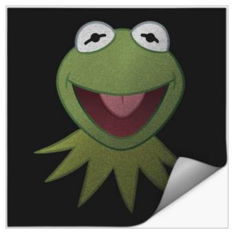 Discover Disney Muppets K the frog Face Stickers