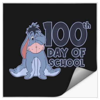 Discover Disney Winnie The Pooh Eeyore 100Th Day Of School Eye Cover Stickers
