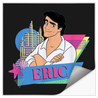 Discover Disneyss The Little Mermaid Retro Couples Matching Prince Eric Stickers