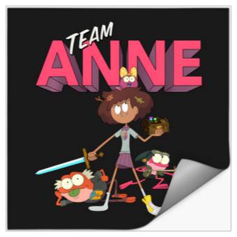 Discover Disney Channel Amphibia Team Anne Stickers