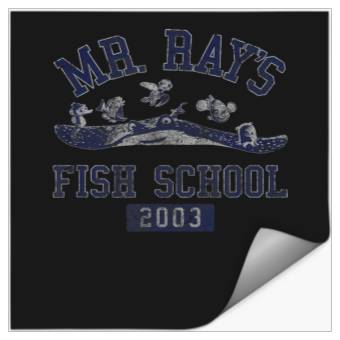 Discover Disney Pixar Finding Nemo Mr. Rays Fish School 2 Stickers