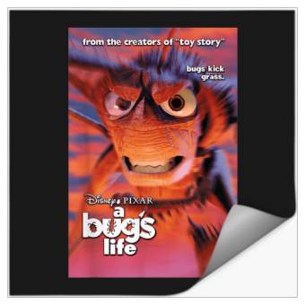 Discover Disney Pixar A Bugs Life Hopper Bugs Kick Grass Stickers