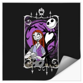 Discover Disney Nightmare Before Christmas Jack and Sally Stickers