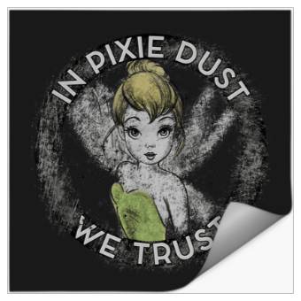 Discover Disney Peter Pan Tinkerbell Circle In Pixie Dust Stickers