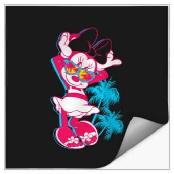 Discover Disney Neon Minnie Mouse Hollywood Stickers