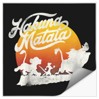 Discover Disneyss The Lion King Hakuna Matata Sunset March Stickers