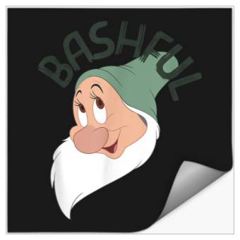 Discover Disneyss Snow White And The Seven Dwarfs Bashful Big Faces Stickers