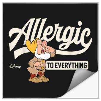 Discover Disneyss Princess Snow White Allergic To Everything Stickers