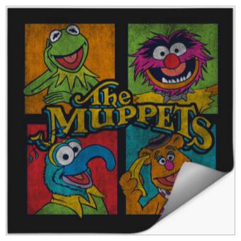 Discover Disney Muppets Group Shot Box Up Stickers