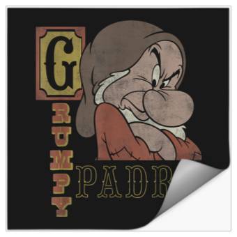 Discover Disneyss Snow White And The Seven Dwarfs Grumpy Padre Stickers