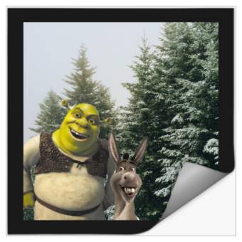 Discover Shrek And Donkey Being Besties  : Shrek Same Swamp Forever , Shrek Shirt, Disney Fiona Princess , Shrek,Shrek Stickers