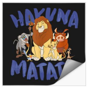 Discover Disneyss Lion King Classic Hakuna Matata Group Stickers