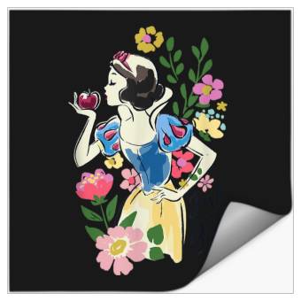 Discover Disneyss Princess Snow White Just One Bite Floral Stickers