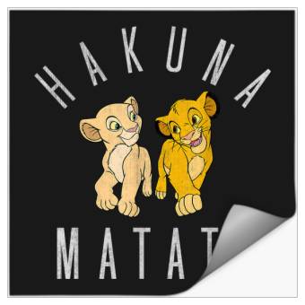 Discover Disneyss Lion King Simba Nala Hakuna Matata Graphic Stickers