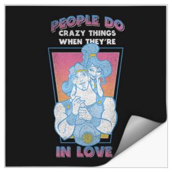 Discover Disney Hercules Valentine's Day Vintage Megara In Love Stickers
