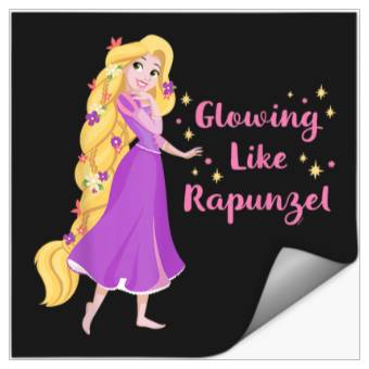 Discover Disney Princess Glowing Like Rapunzel Stickers