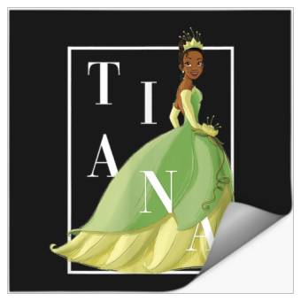 Discover Disney Princess Tiana Character Box Stickers