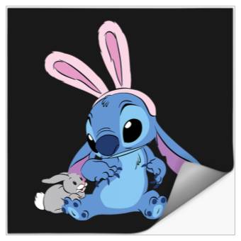 Discover Disney Stitch with Easter Bunny Stickers