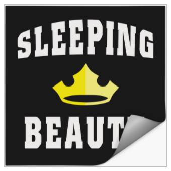 Discover Sleeping Beauty Tanktop, Pajama Set, Pants, Aurora, Disney princess, Holiday, Pajama Pants, Flannel Bottoms, sleeping beauty, pink pajamas Stickers