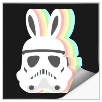 Discover Star Wars Easter Stormtrooper Pastel Bunny Ears Disney+ Stickers