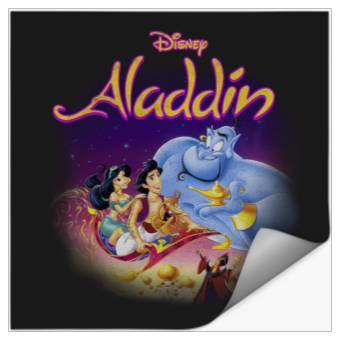 Discover Disney Aladdin Magic Carpet Movie Cast Stickers