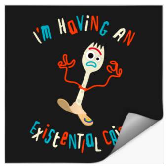 Discover Disney Pixar Toy Story 4 Forky Existential Crisis Stickers