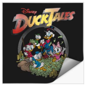 Discover Disney Ducktales Money Stickers
