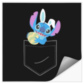 Discover Disney Stitch Easter Egg And Bunny Ears Corner P Stickers