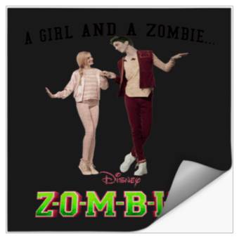 Discover Disney Zombies A Girl and A Zombie Stickers