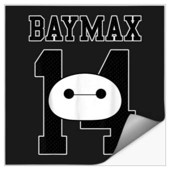 Discover Disney Big Hero 6 Baymax 14 Jersey Style Stickers
