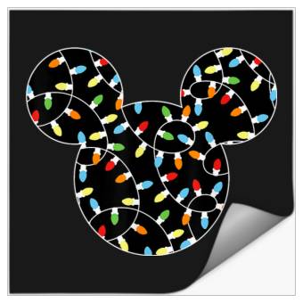Discover Disney Mickey Holiday Lights Stickers