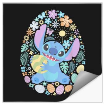 Discover Disney Lilo Stitch Easter Egg Flowers Spring Pas Stickers