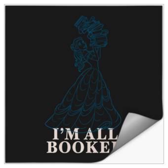 Discover Disney Princess Belle I'M All Booked Stickers