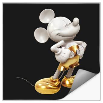 Discover Disney Gold Mickey Mouse Pose Stickers