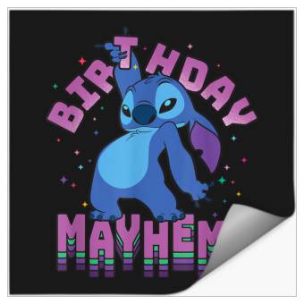 Discover Disney Lilo Stitch Disco Dance Birthday Mayhem Stickers