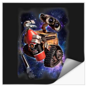 Discover Disney Pixar Wall-e Fire Extinguisher Space Portrait Stickers