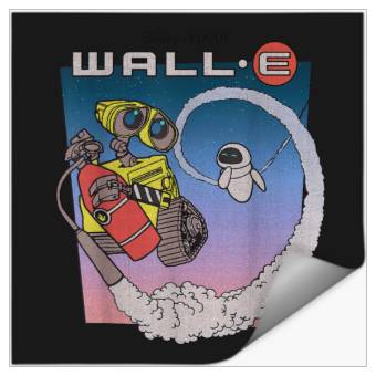 Discover Disney Pixar Wall-e Fly Eve Distressed Stickers