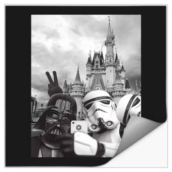 Discover Darth Vader Trooper Selfie Disneyland Stickers