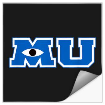 Discover Disney Pixar Monsters University Iconic Big Chest Text Logo Stickers