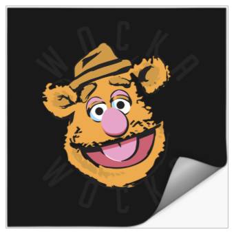 Discover Disney The Muppets Fozzie Bear Wocka Wocka Big Face Stickers
