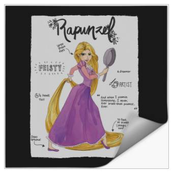 Discover Disney Tangled Rapunzel Fashion Callouts Stickers