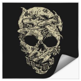 Discover Disney Pirates Shark Skull Stickers