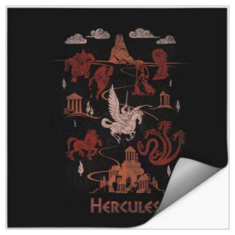 Discover Disney Hercules Titan Map Stickers