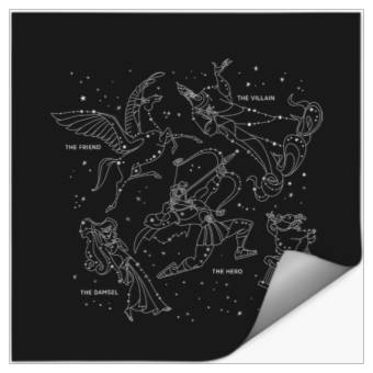 Discover Disney Hercules Constellation Poster Stickers